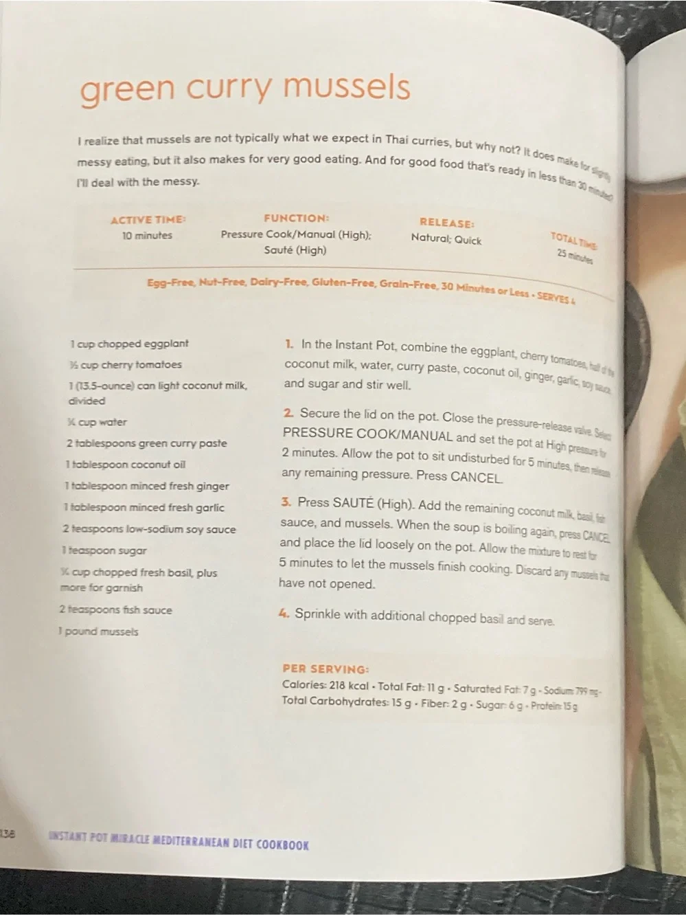 NEW Instant Pot Miracle Mediterranean Diet Cookbook by Urvashi Pitre